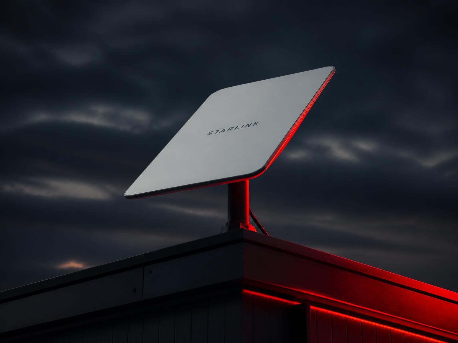 Starlink satellite dish providing high-speed internet at NathJay Fitness